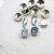 10 Antique Silver Pendants setting for Swarovski 4470 -10 mm Cushion Square