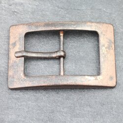 Gürtelschnalle rechteckige Form für 4cm Gürtelriemen Rustikale Kupfer