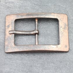 Rustic Copper Belt buckle square