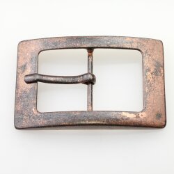 Rustic Copper Belt buckle square