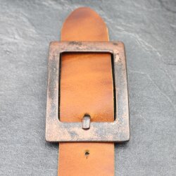Rustic Copper Belt buckle square