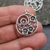 5 Flower Charms Pendant Ethnic Style