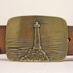 Belt Buckle light house, 7,8x5,8 cm