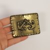 Antique Brass Belt buckle double anchor