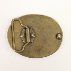 Antique Brass Belt buckle Fleur de Lys