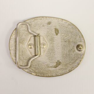 Fleur de Lys Quartett Grtelschnalle, Gold Perlmutt