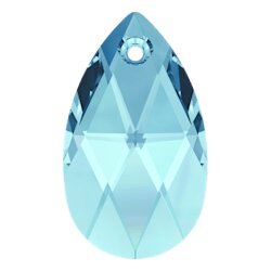 22 mm Pear Shaped Pendant 43 Aquamarine