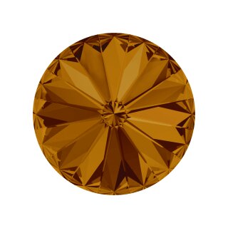 12 mm Rivoli Swarovski Crystal 3 Crystal Copper