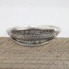 Indian Engraved WIDE Silver Statement Cuff Bracelet