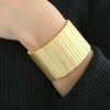 Matte Gold Cuff Bracelet