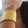 Matte Gold Cuff Bracelet