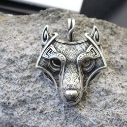 1 Wolf Head Pendant