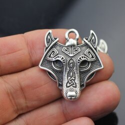 1 Wolf Head Pendant