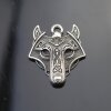 FENRIS Wolf Wikinger Anhänger Schmuck Antik Silber Halskette Selber Machen 1 stk