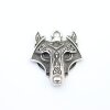 FENRIS Wolf Wikinger Anhänger Schmuck Antik Silber Halskette Selber Machen 1 stk