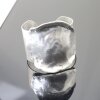 Brutalist Asymmetrical Cuff Bracelet