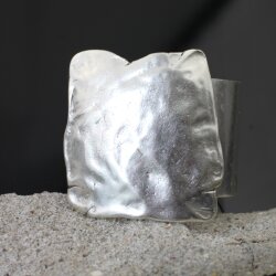 Brutalist Asymmetrical Cuff Bracelet