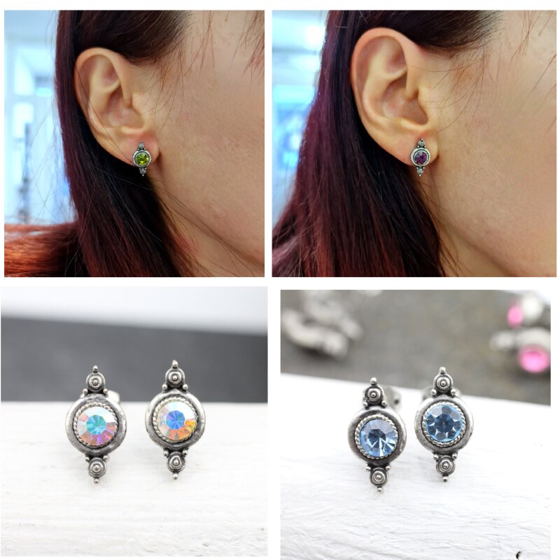 Swarovski Crystal Stud Earrings 10 00