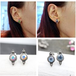 Swarovski Crystal Stud Earrings