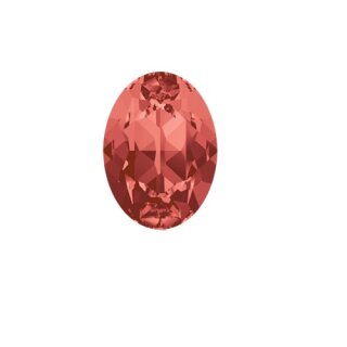 18x13 mm oval Swarovski Crystal 5 Padparadscha
