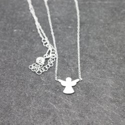 925 sterling silver Angel Necklace, Guardian Angel Jewelry