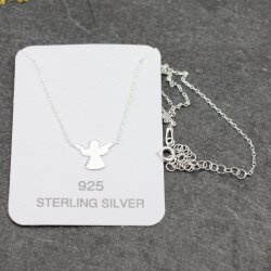 Engel Kette Sterling Silber, Gold Engel, Silber Engel