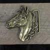 Antique Brass Belt buckle Horsehead, Western belt buckle