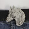 Silver Belt buckle Horsehead, Western belt buckle