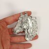 Silver Belt buckle Horsehead, Western belt buckle