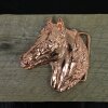 Rose Gold Belt buckle Horsehead, Western belt buckle