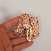 Gürtelschnalle Pferd, Pferdekopf Gürtelschnalle Rose Gold