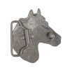 Matte Black Belt buckle Horsehead, Western belt buckle