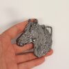 Gunmetal Belt buckle Horsehead, Western belt buckle