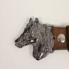 Gunmetal Belt buckle Horsehead, Western belt buckle