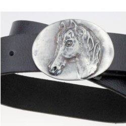 Dark Silver Western Buckle Belt Buckle, Belt buckle horse head