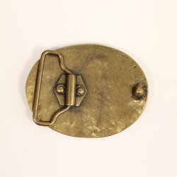 Antique Brass Western Buckle Belt Buckle, Belt buckle horse head