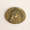 Antique Brass Western Buckle Belt Buckle, Belt buckle horse head