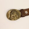 Antique Brass Western Buckle Belt Buckle, Belt buckle horse head