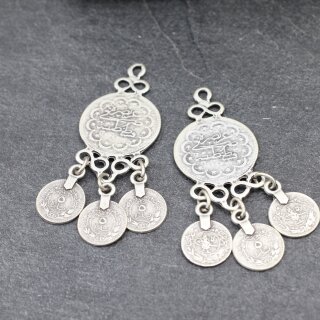 1 Silver Anhänger mit Osmanische Münzen Orientalisches charms