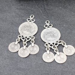 1 Silver Anhänger mit Osmanische Münzen Orientalisches charms