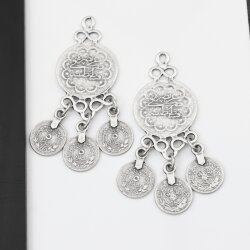 1 Silver Anhänger mit Osmanische Münzen Orientalisches charms