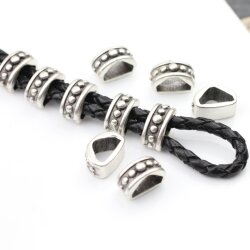 10 Bracelet Slider Beads