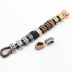 10 Bracelet Slider Beads