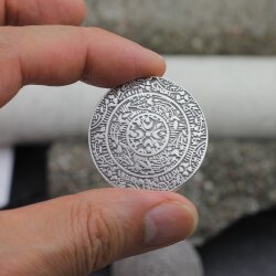 Charms Anhänger Ethnisch Antik Silber