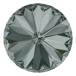 14 mm Rivoli Swarovski  and Efsa Crystal 57 Black Diamond