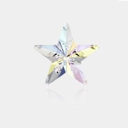 10 mm Star Swarovski Crystal 28 Crystal AB