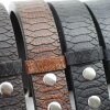 Genuine Cowhide Crocodile Print removable Buckle Leather Belt High Class Leather Belts, 4 cm,