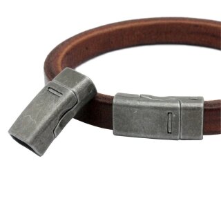 1 Edelstahl Magnetverschluss für Armband, Schmuckverschluss, Armband, Leder
