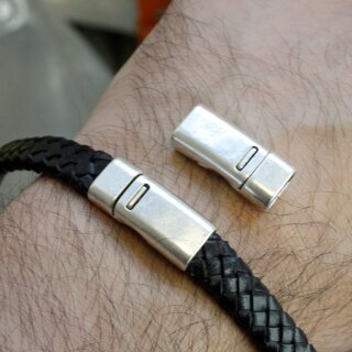 1 Edelstahl Magnetverschluss fr Armband, Schmuckverschluss, Armband, Leder