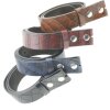 Genuine Cowhide Crocodile Print removable Buckle Leather Belt High Class Leather Belts, 4 cm,